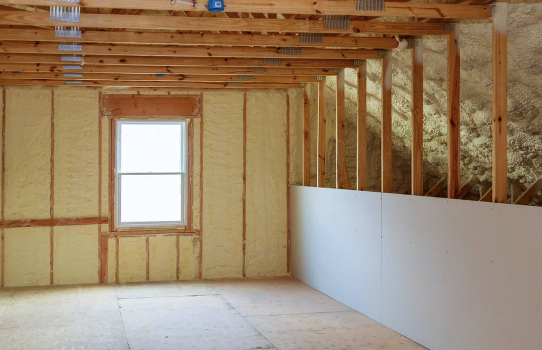 office with spray foam insulation in Rockford, IL