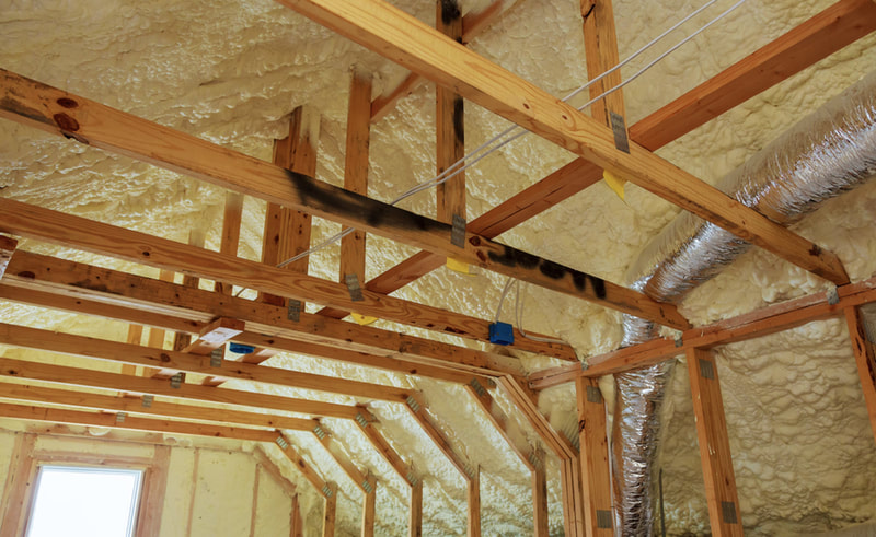roscoe home with spray foam insulation installation